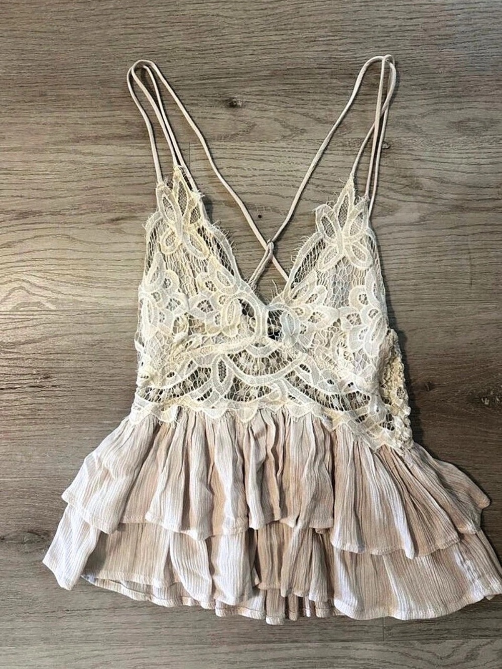 VICI Lace Ruffle Camisole